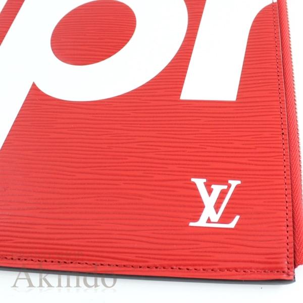 【新品】ルイヴィトンxシュプリーム ポシェットディスカバリー LOUIS VUITTON×Supreme エピ赤/T2841 LOUIS VUITTON（ルイ・ヴィトン） 【新品】ルイヴィトンxシュプリーム