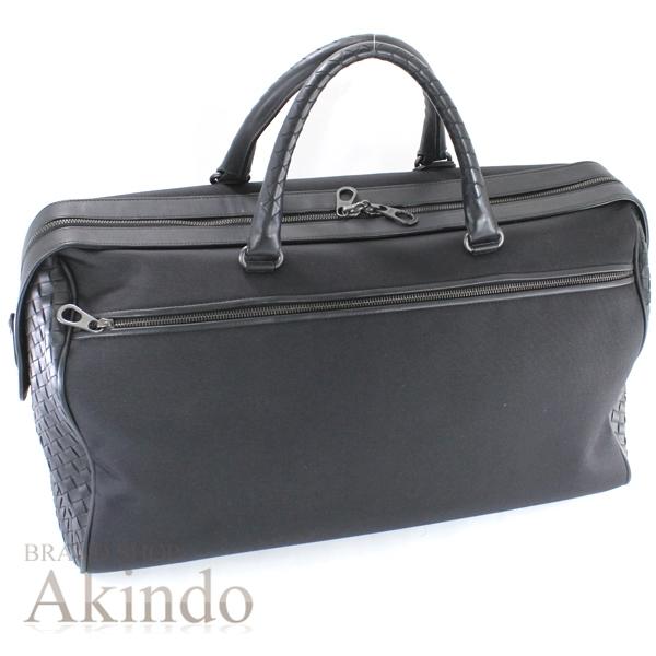 BOTTEGA VENETA（ボッテガ・ヴェネタ） ボストンバッグ ナイロン 黒