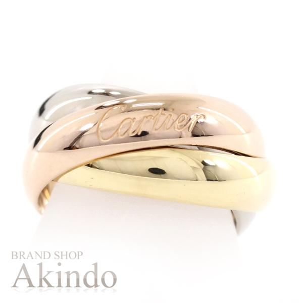 Cartier（カルティエ） トリニティリング XL ラージ K18YGxWGxPG #56