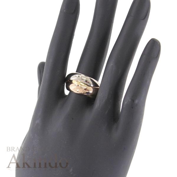 Cartier カルティエ トリニティリング XL ラージ K18YGxWGxPG Cartier カルティエ トリニティリング XL ラージ K18YGxWGxPG