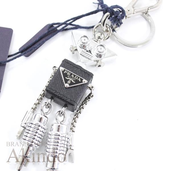 PRADA 【新品】プラダ バッグチャーム キーホルダー ロボット PRADA 【新品】プラダ バッグチャーム キーホルダー ロボット