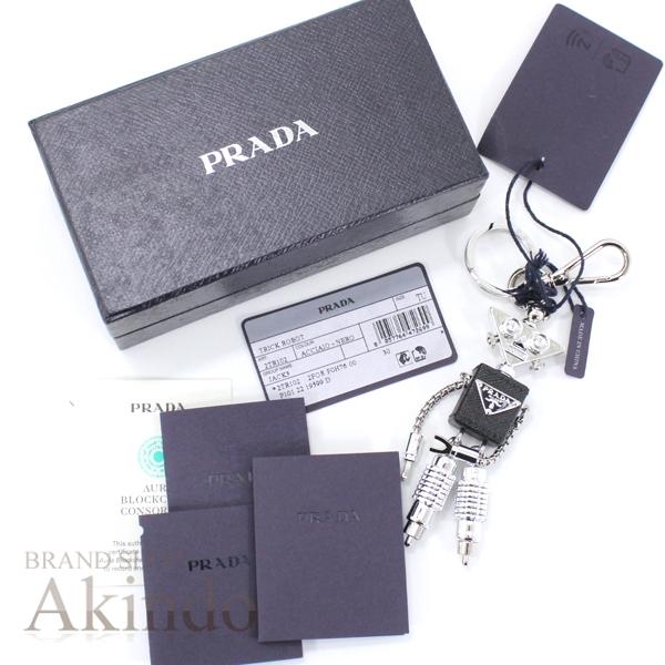 PRADA 【新品】プラダ バッグチャーム キーホルダー ロボット PRADA 【新品】プラダ バッグチャーム キーホルダー ロボット