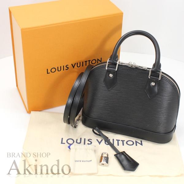 【美品】ルイヴィトン　エピ　アルマBB　ハンドバッグ　M40862　レザー　黒 LOUIS VUITTON（ルイ・ヴィトン） 【新品同様】ルイヴィトン エピ