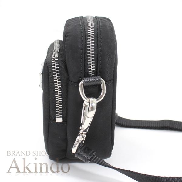 PRADA 【新品】プラダ ミニショルダーバッグ ポーチ 黒ブラック PRADA 【新品】プラダ ミニショルダーバッグ ポーチ 黒ブラック
