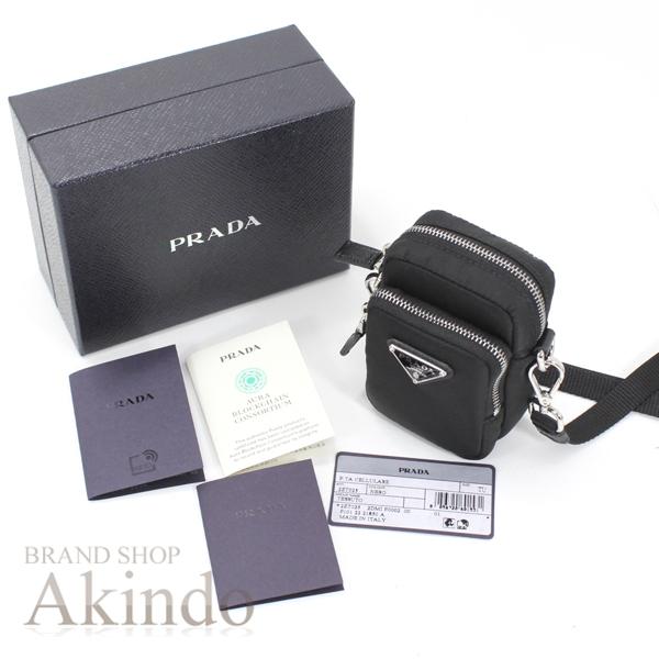 PRADA 【新品】プラダ ミニショルダーバッグ ポーチ 黒ブラック PRADA 【新品】プラダ ミニショルダーバッグ ポーチ 黒ブラック