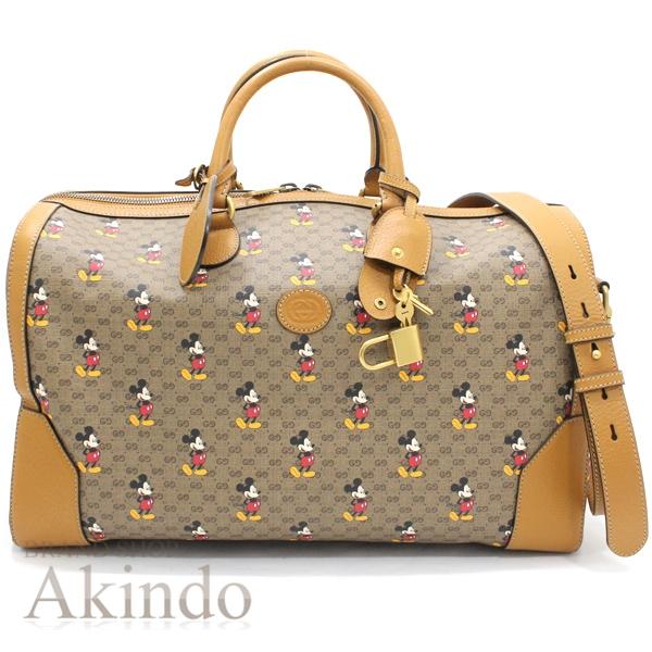 GUCCI（グッチ） DISNEYI×GUCCI グッチ×ディズニー ボストンバッグ