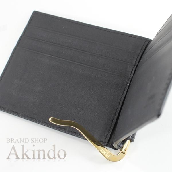 FENDI 【未使用】フェンディ 二つ折り財布 マネークリップ付き FENDI 【未使用】フェンディ 二つ折り財布 マネークリップ付き