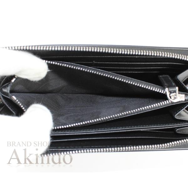 新品未使用付属品完備　PRADA プラダ　長財布 ラウンドジップ サフィアーノ プラダ PRADA ラウンドファスナー長財布 サフィアーノ レザー ブラック