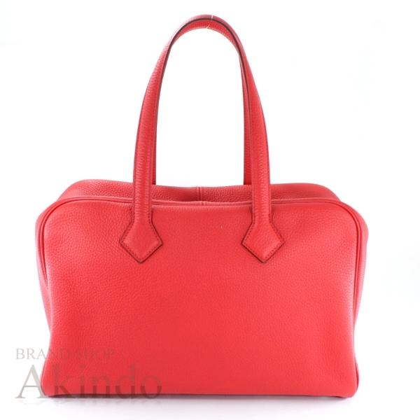 HERMES（エルメス） 【新品未使用】エルメス ヴィクトリア35 赤 レッド 
