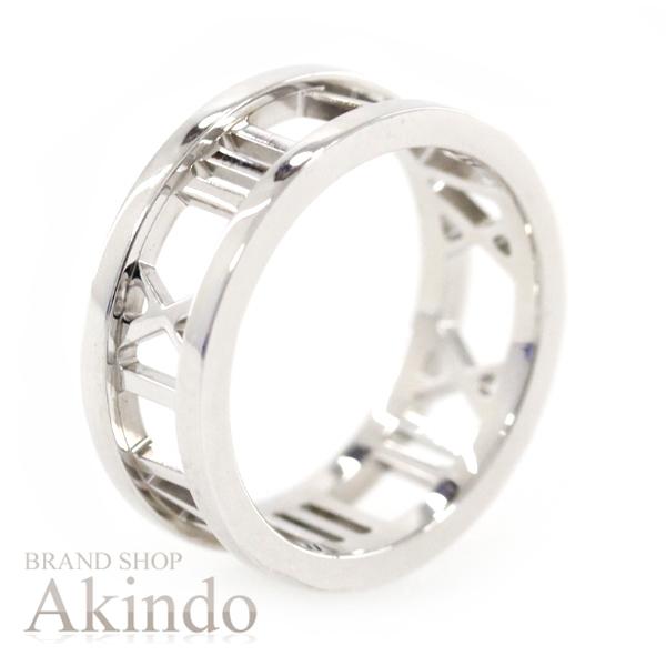 TIFFANY & Co. ティファニー アトラス ワイド リング　10号 TIFFANY&Co.（ティファニー） リング アトラス ワイド K18 WG 750 #10