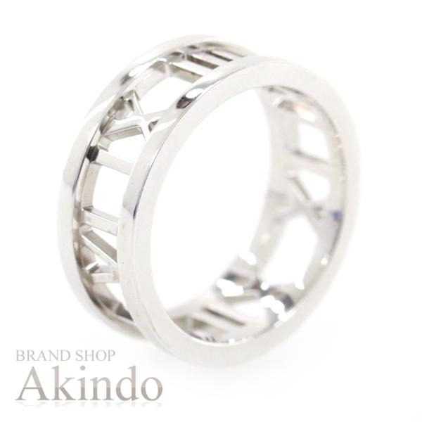 TIFFANY&Co. ティファニー リング アトラス ワイド K18 WG 750 TIFFANY&Co. ティファニー リング アトラス ワイド K18 WG 750