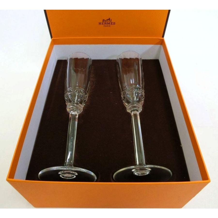 Hermes エルメス シャンパンフルート イスケンダーシリーズ ペアシャンパングラスセット p クリスタル ブランド食器 未使用品 18 3061 18 3061 リユースブランドショップber 通販 Yahoo ショッピング