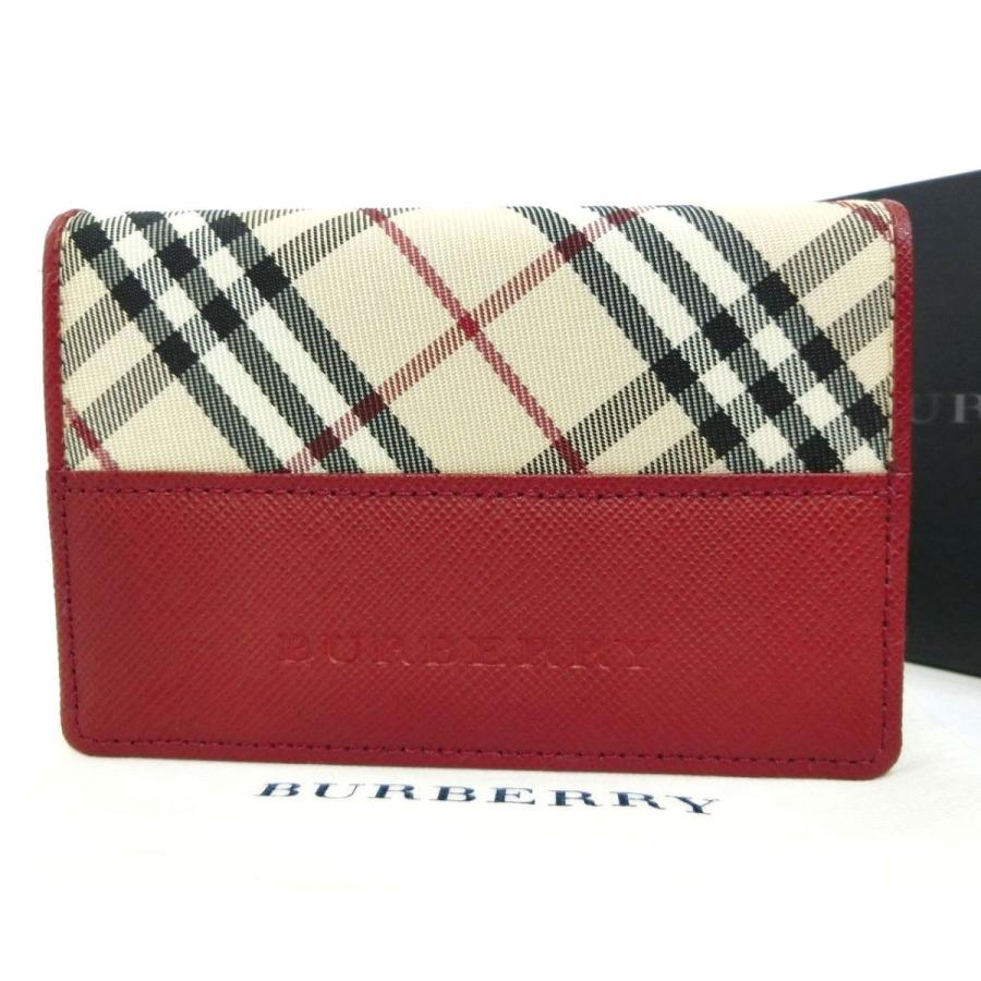 Burberry バーバリー チェック柄 ナイロンキャンバス レザー パスケース Yd4664 高島屋購入品 かわいい レディース小物 ブランド 未使用品 19 9050 19 9050 リユースブランドショップber 通販 Yahoo ショッピング