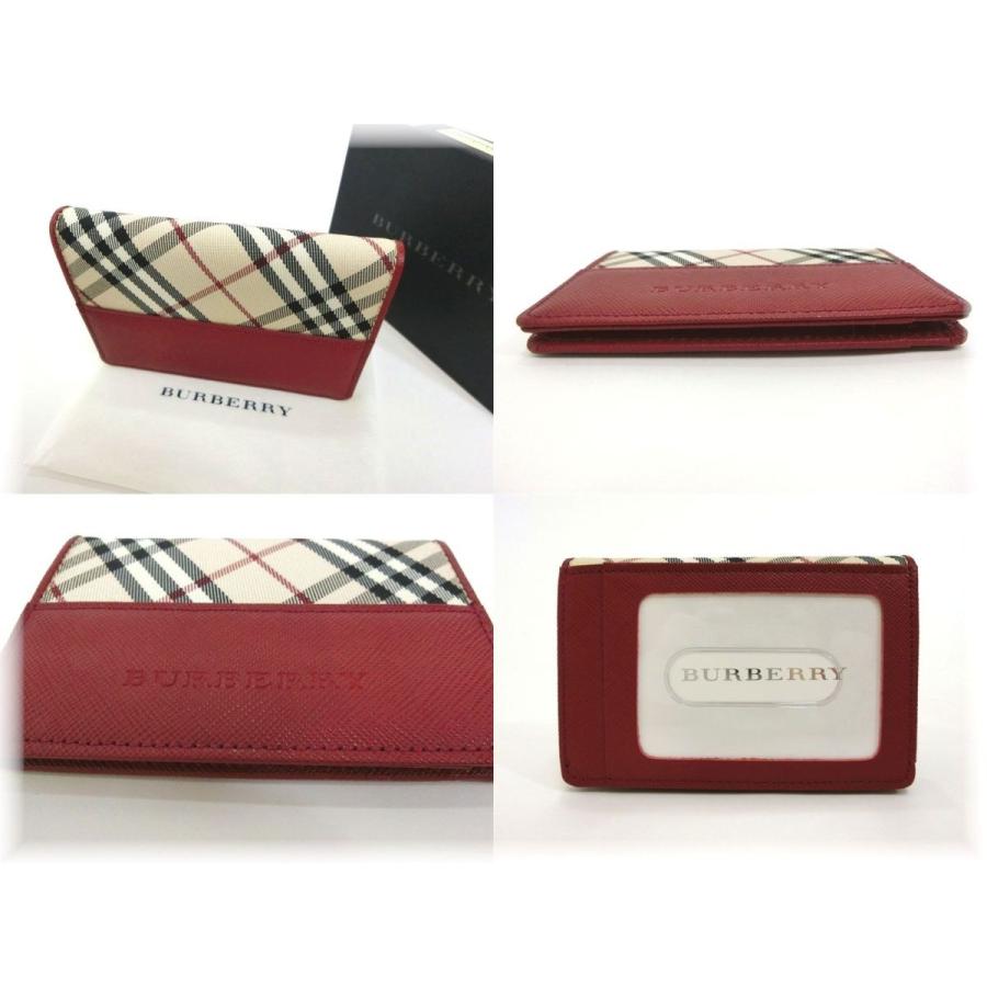 Burberry バーバリー チェック柄 ナイロンキャンバス レザー パスケース Yd4664 高島屋購入品 かわいい レディース小物 ブランド 未使用品 19 9050 19 9050 リユースブランドショップber 通販 Yahoo ショッピング