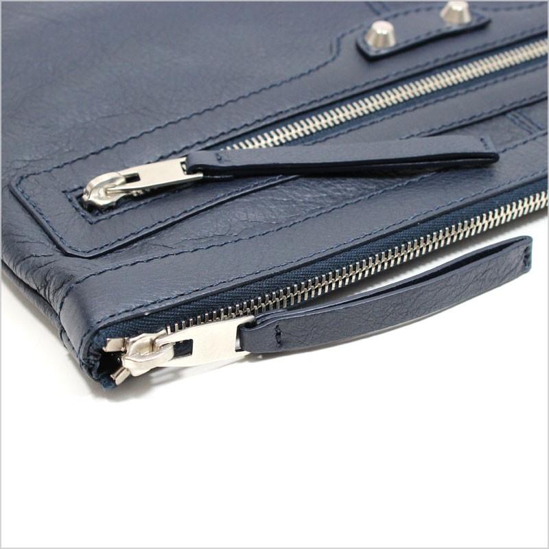 BALENCIAGA（バレンシアガ） クラッチバッグ ネイビー クリップ M