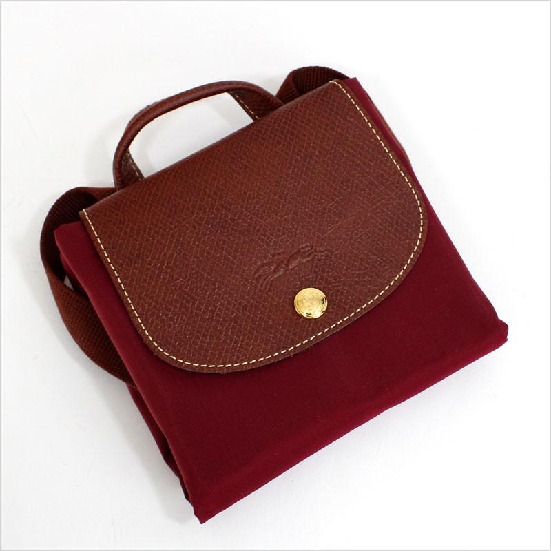 LONGCHAMP（ロンシャン） バックパック リュックサック ボルドーレッド