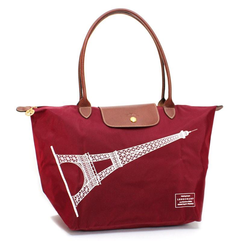 LONGCHAMP（ロンシャン） トートバッグ L ル・プリアージュ ガーネット