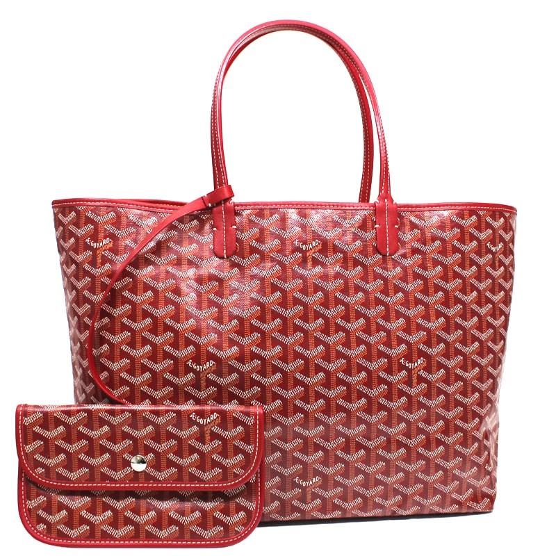 GOYARD ゴヤール トートバッグ サンルイ PMサイズ ユニセックス レッド