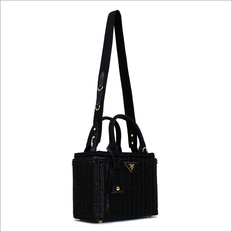 CANAPA プラダ PRADA 2wayトートバッグ バンブー&コットン CANAPA プラダ PRADA 2wayトートバッグ バンブー&コットン