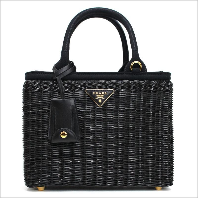CANAPA プラダ PRADA 2wayトートバッグ バンブー&コットン CANAPA プラダ PRADA 2wayトートバッグ バンブー&コットン