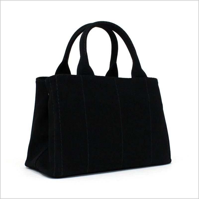 CANAPA プラダ PRADA 2wayキャンバストートバッグ ブラック 黒 CANAPA プラダ PRADA 2wayキャンバストートバッグ ブラック 黒