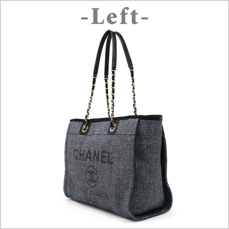 CHANEL（シャネル） トートバッグ コットン ナイロン カーフスキン