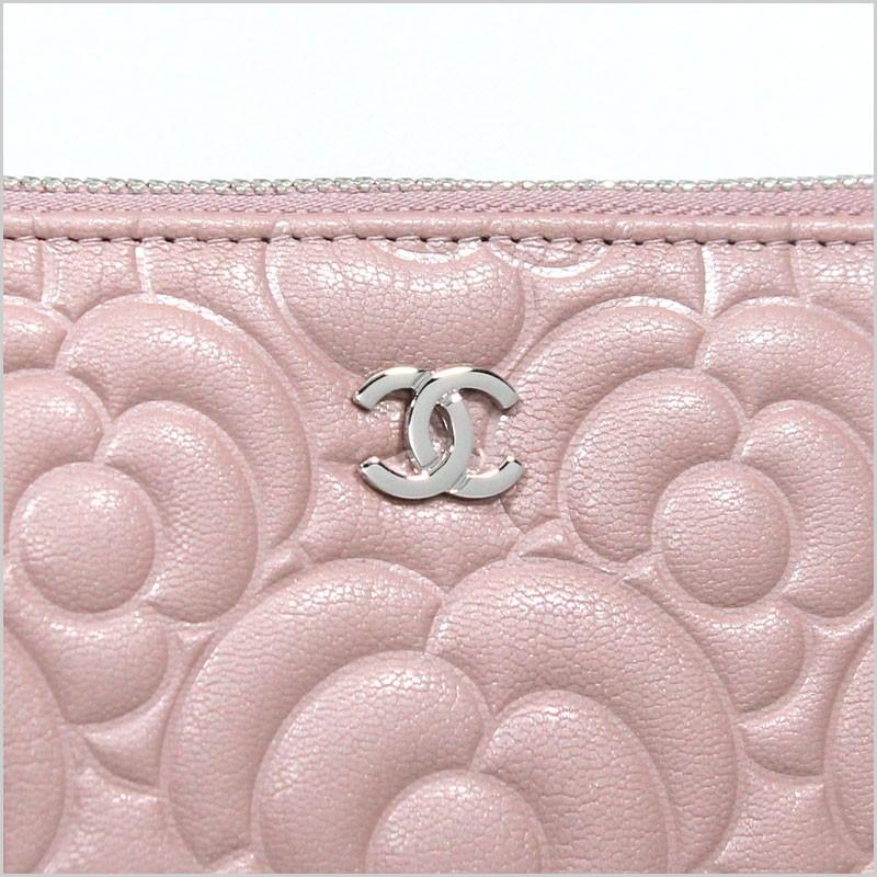 CHANEL シャネル クラッチバッグ ポーチ カメリア サテン CHANEL シャネル クラッチバッグ ポーチ カメリア サテン