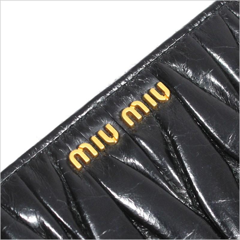 miu miu（ミュウミュウ） ラウンドファスナー長財布[小銭入れ付き