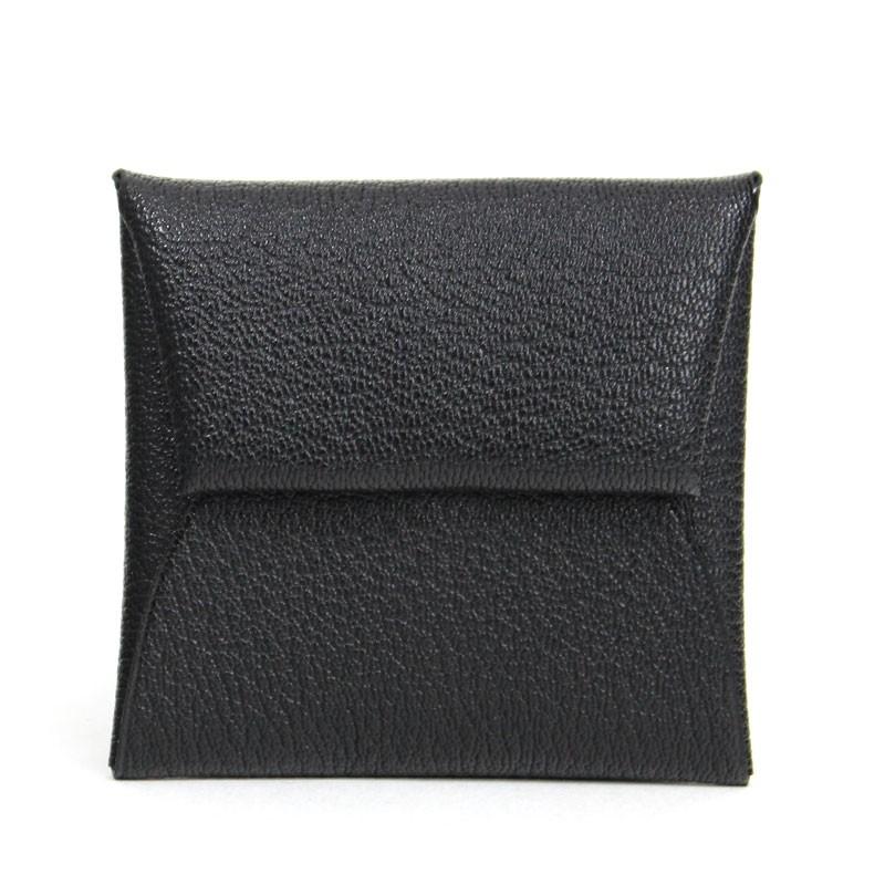 HERMES（エルメス） コインケース ブラック バスティア GM シェーブル