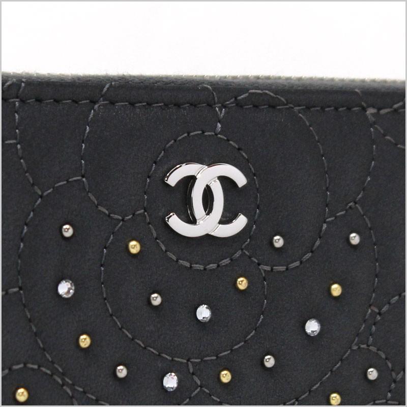 CHANEL シャネル カメリア ラウンドファスナー CHANEL（シャネル） ラウンドファスナー長財布 ジップウォレット