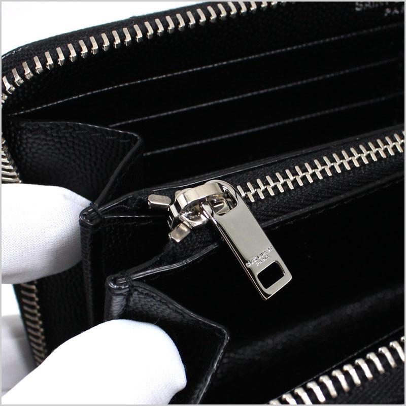 SAINT LAURENT サンローラン パリ PARIS ラウンドファスナー長財布  