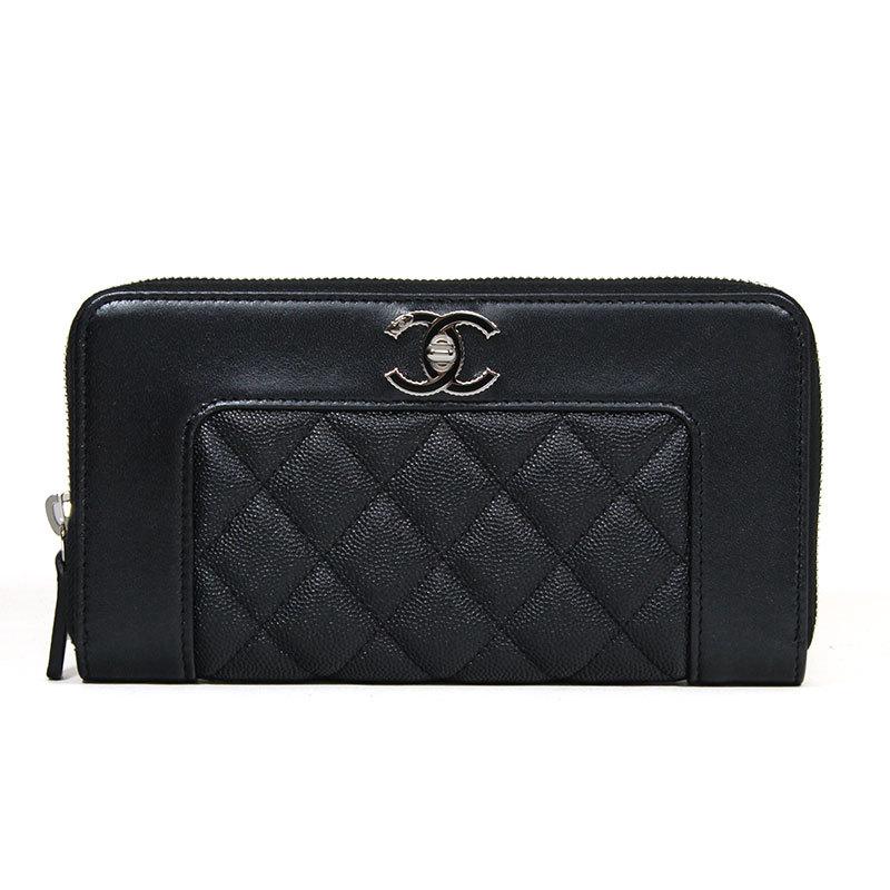 CHANEL シャネル ラウンドファスナー長財布 ヴィンテージマドモワゼル 