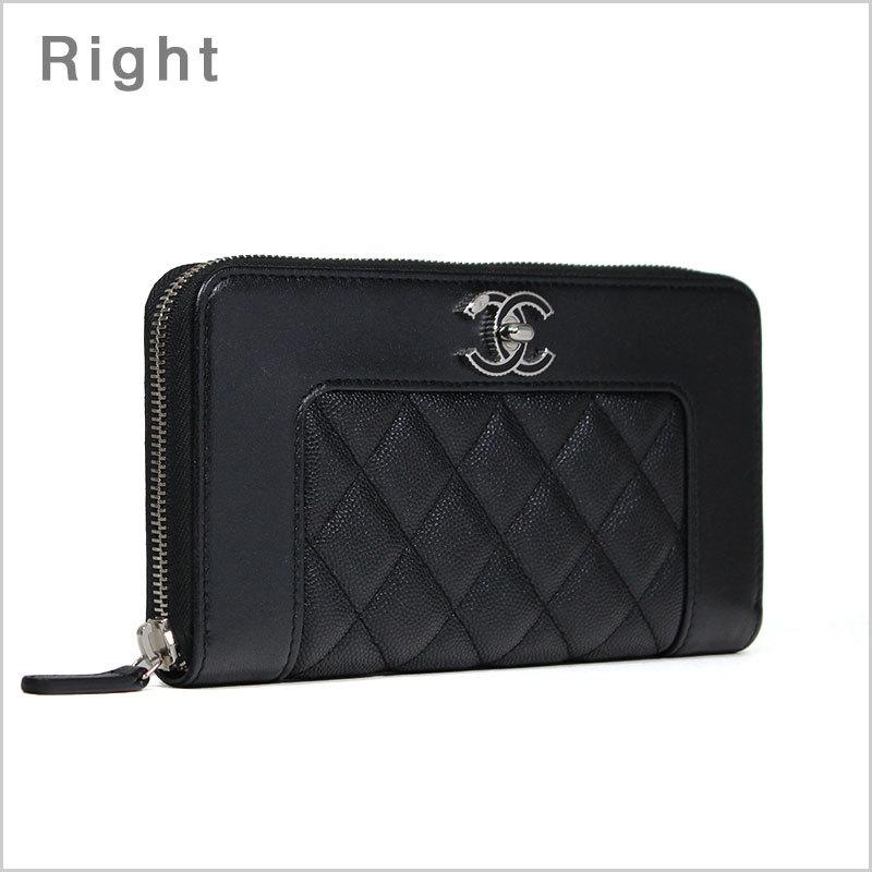CHANEL シャネル ラウンドファスナー長財布 ヴィンテージマドモワゼル 