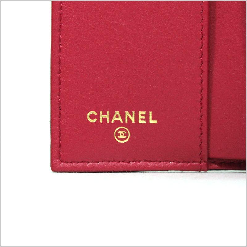 CHANEL シャネル ミニ財布 3つ折り財布 スモールフラップ CHANEL シャネル ミニ財布 3つ折り財布 スモールフラップ