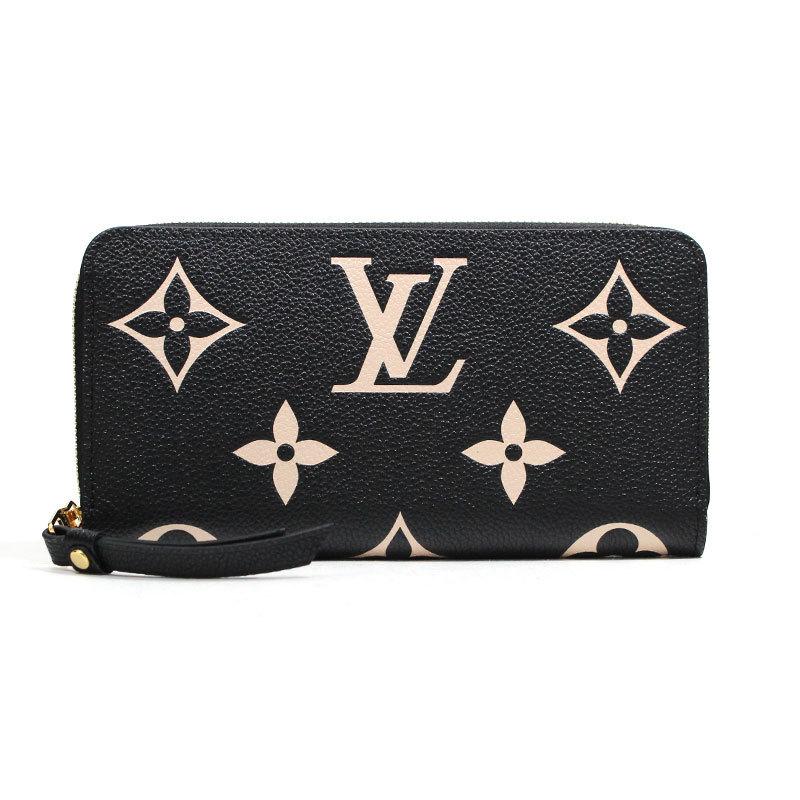 ルイヴィトン LOUIS VUITTON ラウンドファスナー長財布 バイカラー