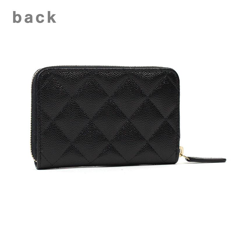 CHANEL シャネル ミニ財布 スモールジップウォレット グレインド CHANEL シャネル ミニ財布 スモールジップウォレット グレインド
