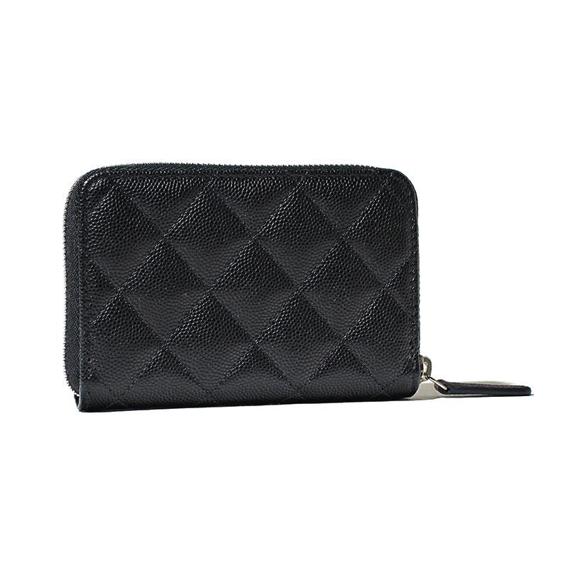 CHANEL シャネル ミニ財布 スモールジップウォレット キャビア CHANEL シャネル ミニ財布 スモールジップウォレット キャビア