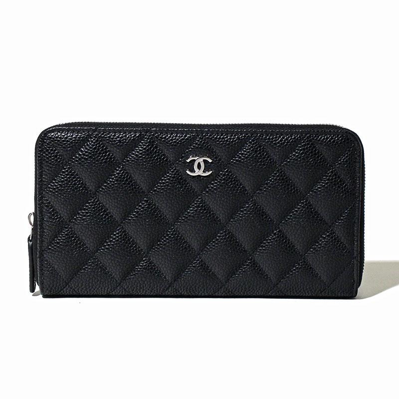 CHANEL シャネル ラウンドファスナー長財布 クラシックジップ 
