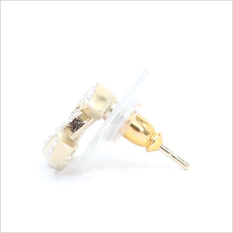 CHANEL シャネル ピアス CCマークラインストーン メタル CHANEL シャネル ピアス CCマークラインストーン メタル