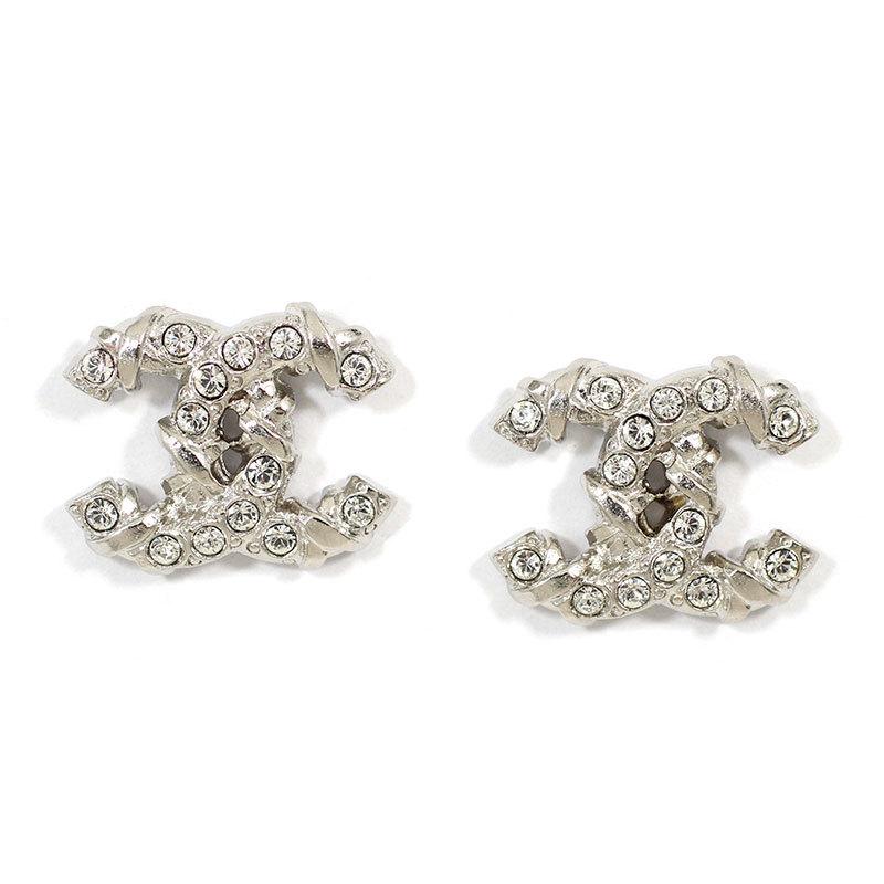 シャネル CHANEL ピアス 2021年秋冬プレコレクション CCマーク メタル  