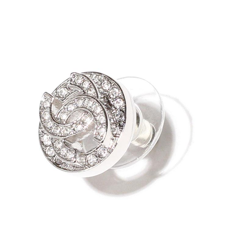 CHANEL シャネル ピアス CCマーク ダブルC ラインストーン CHANEL シャネル ピアス CCマーク ダブルC ラインストーン