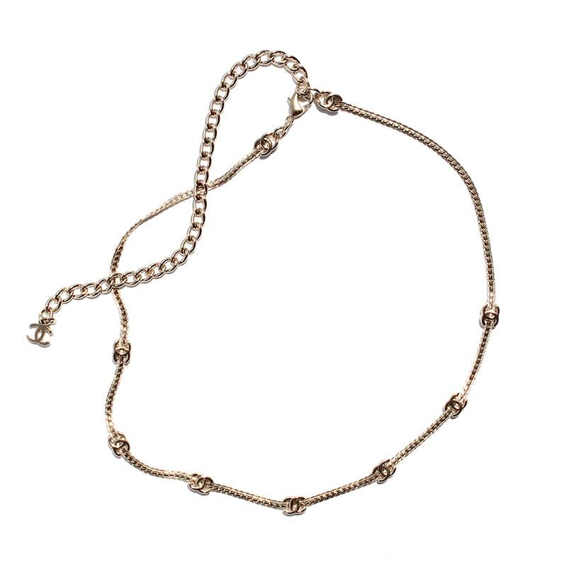 CHANEL シャネル ネックレス チョーカー ハート メタル CCマーク CHANEL シャネル ネックレス チョーカー ハート メタル CCマーク