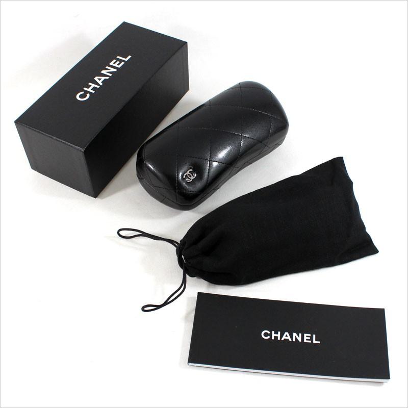 CHANEL（シャネル） 眼鏡 マトラッセ CCマーク ブラック×クリーム