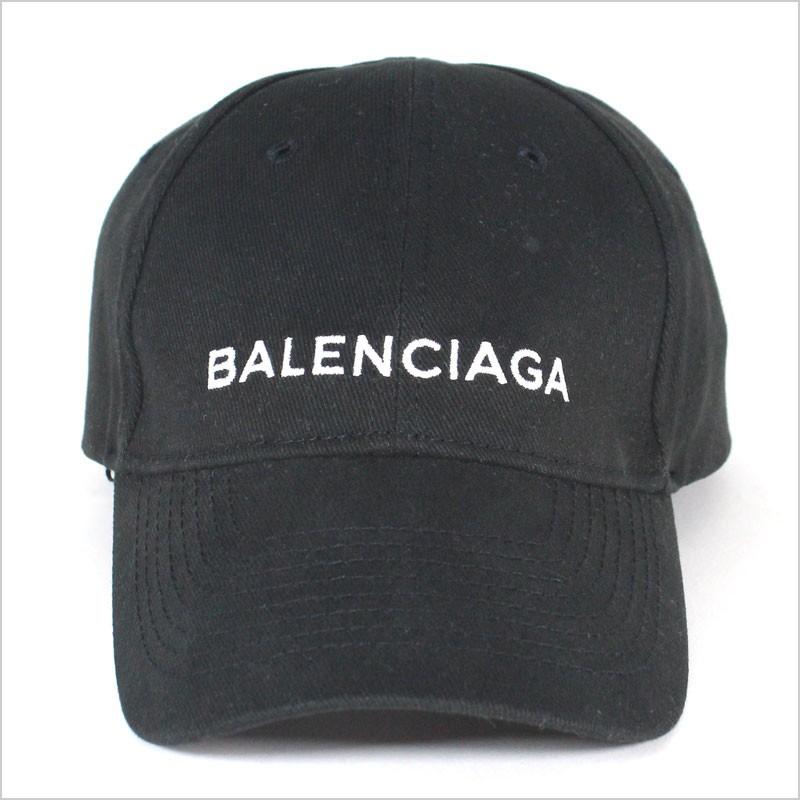 バレンシアガ BALENCIAGA キャップ ブラック ベースボールキャップ