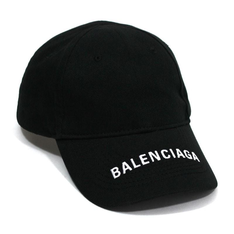 BALENCIAGA バレンシアガ キャップ ベースボールキャップ ブラック BALENCIAGA バレンシアガ キャップ ベースボールキャップ ブラック
