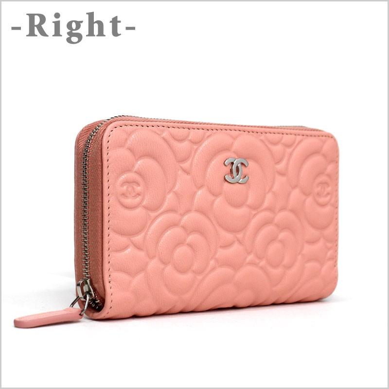 CHANEL（シャネル） ミニ財布 ミディアムジップウォレット カメリア 