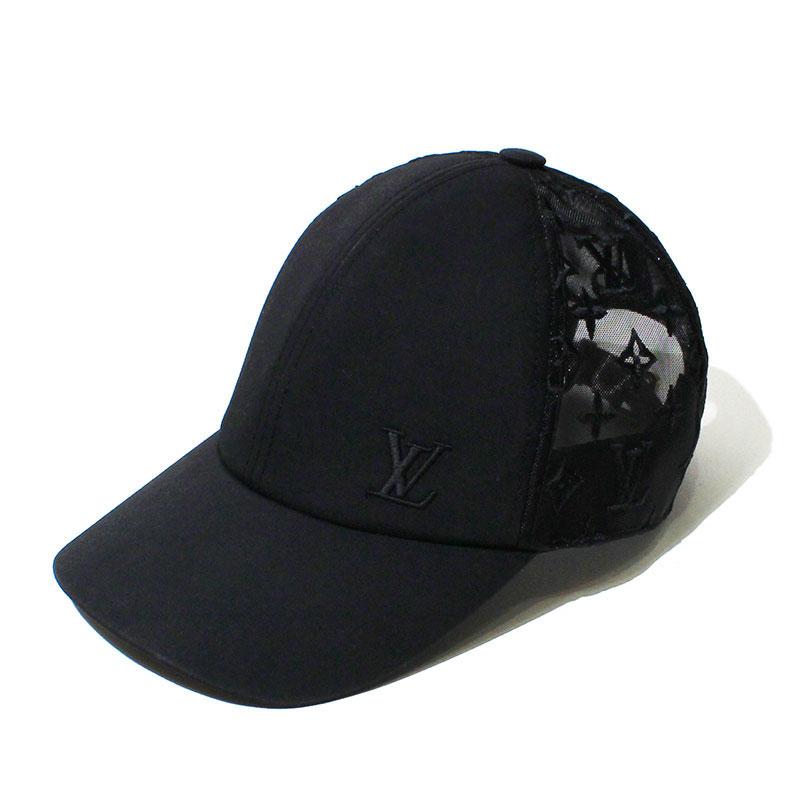 LOUIS VUITTON ルイヴィトン キャップ ブラック 58 男女兼用 LOUIS VUITTON ルイ・ヴィトン Louis Vuitton キャップ ベースボール