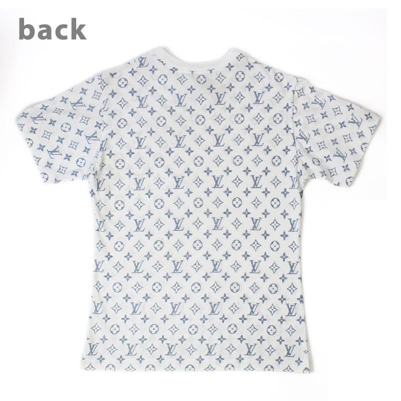 美品】ルイヴィトン LVエスカルプリンテッド モノグラム Tシャツ 美品】ルイヴィトン LVエスカルプリンテッド モノグラム Tシャツ