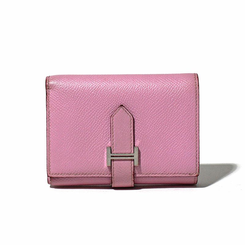 HERMES（エルメス） ミニ財布 ミニウォレット 三つ折り財布 ベアン