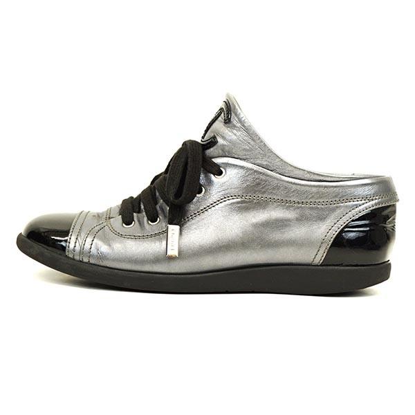 CHANEL（シャネル） レディース スニーカー メタリック サイズ 37 ココ